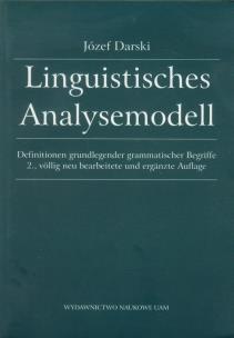 Okładka książki Linguistisches Analysemodell