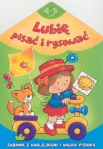 Okładka książki Lubię pisać i rysować 4-5 lat
