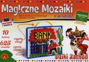 Opakowanie Magiczne mozaiki z obrazkami Dziki Zachód ALEX