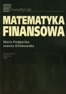Okładka książki Matematyka finansowa
