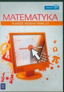 Okładka książki Matematyka. Plansze interaktywne 2.0. Gim WSiP