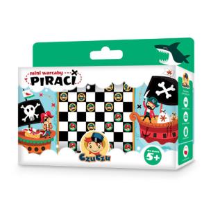 Opakowanie Mini warcaby - Piraci