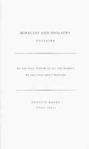 Okładka książki Miracles and Idolatry