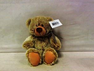 Opakowanie Miś siedzący z kokardą ciemnobrązowy