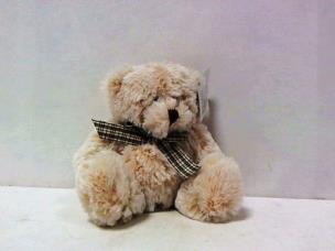 Opakowanie Miś z kokardką 15 cm brązowy