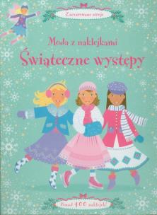 Okładka książki Moda z naklejkami Świąteczne występy