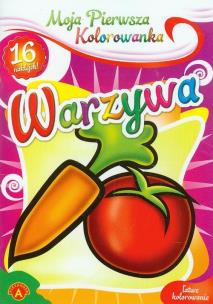 Okładka książki Moja pierwsza kolorowanka - Warzywa ALEX