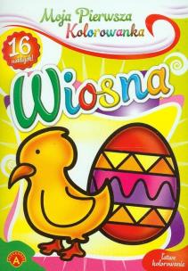 Okładka książki Moja pierwsza kolorowanka - Wiosna ALEX