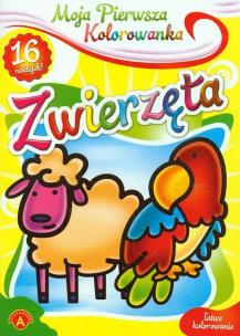 Okładka książki Moja pierwsza kolorowanka - Zwierzęta ALEX
