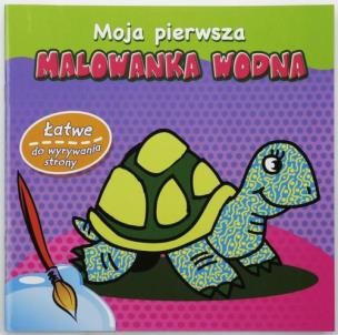 Okładka książki Moja pierwsza Malowanka Wodna (żółw)