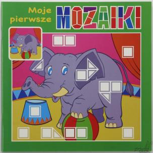 Okładka książki Moje pierwsze mozaiki - słoń