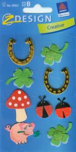 Okładka książki Naklejki collage na szczęście