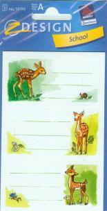 Opakowanie Naklejki na zeszyty - jelonek