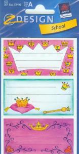 Okładka książki Naklejki na zeszyty korona