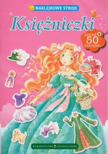 Okładka książki Naklejkowe stroje - Księżniczki