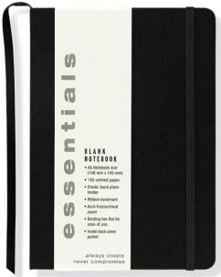 Opakowanie Notatnik Ess czarny mały gładki