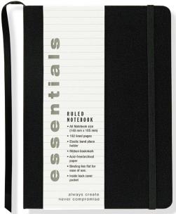 Opakowanie Notatnik Ess czarny mały linia