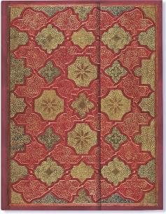 Opakowanie Notatnik zamykany Czerwony Barok