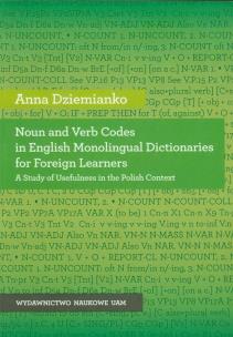 Okładka książki Noun and Verb Codes in English Monolingual Dictionaries for Foreign Learners