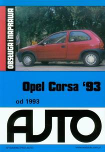 Opakowanie Opel Corsa 93 Obsługa i naprawa