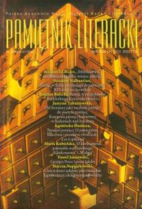 Opakowanie Pamiętnik Literacki 4/2013