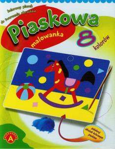 Okładka książki Piaskowa malowanka mini konik ALEX