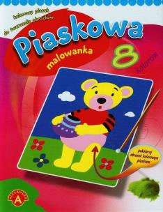 Okładka książki Piaskowa malowanka mini misiu ALEX