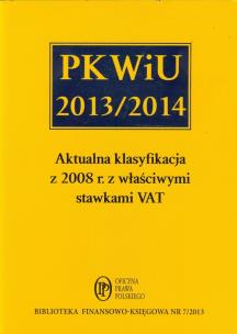 Okładka książki PKWiU 2013/2014