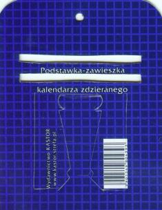 Okładka książki Podstawka-zawieszka do kalendarza zdzieranego KL5  ZA07