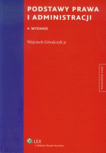 Okładka książki Podstawy prawa i administracji