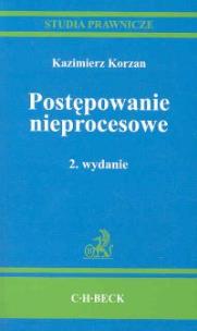 Okładka książki Postępowanie nieprocesowe