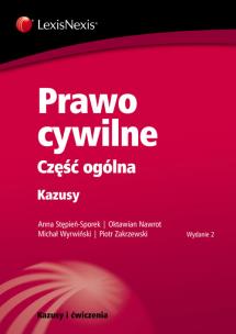 Okładka książki Prawo cywilne Część ogólna Kazusy