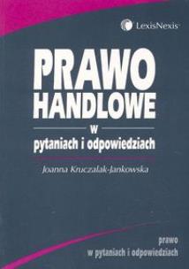 Okładka książki Prawo handlowe w pytaniach i odpowiedziach