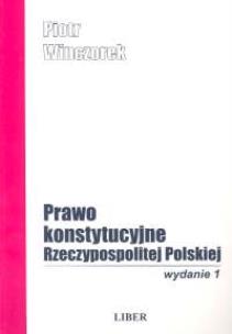 Okładka książki Prawo konstytucyjne Rzeczypospolitej Polskiej