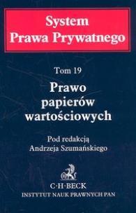 Opakowanie Prawo papierów wartościowych t.19