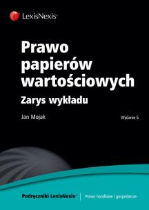 Okładka książki Prawo papierów wartościowych Zarys wykładu