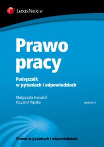 Okładka książki Prawo pracy Podręcznik w pytaniach i odpowiedziach