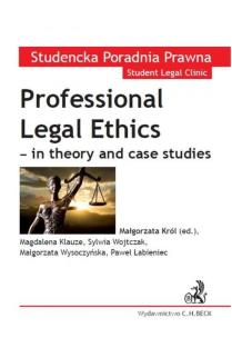 Okładka książki Professional Legal Ethics in theory and case studies