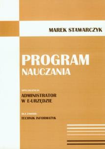 Okładka książki Program nauczania