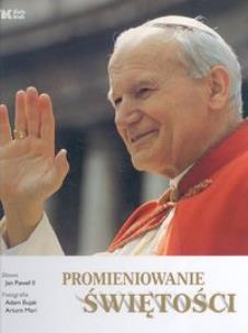 Okładka książki Promieniowanie świętości wer. niem Biały Kruk