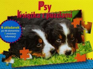 Opakowanie Psy Książka z puzzlami
