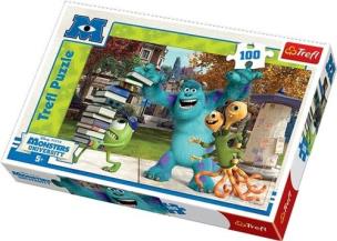 Okładka książki Puzzle 100 Uniwersytet Potworny TREFL