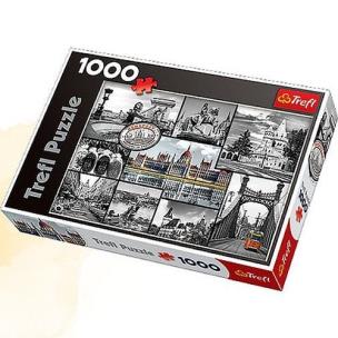 Opakowanie Puzzle 1000 Budapeszt - kolaż TREFL