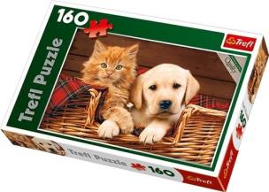 Okładka książki Puzzle 160 Razem raźniej TREFL