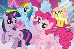 Okładka książki Puzzle 24 maxi My little Pony TREFL