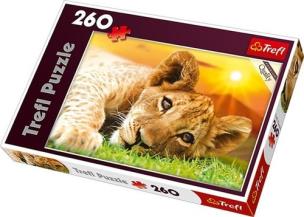 Okładka książki Puzzle 260 Lwiątko TREFL