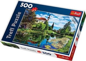 Okładka książki Puzzle 500 Jezioro Chiemsee, Bawaria TREFL