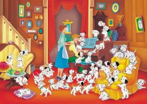 Opakowanie Puzzle dwustronne maxi 101 Dalmatyńczyków 60