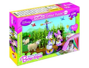 Opakowanie Puzzle dwustronne Minnie 108 + mazaki