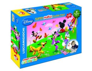 Opakowanie Puzzle dwustronne Myszka Miki 108 + mazaki